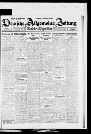Deutsche allgemeine Zeitung vom 27.06.1924