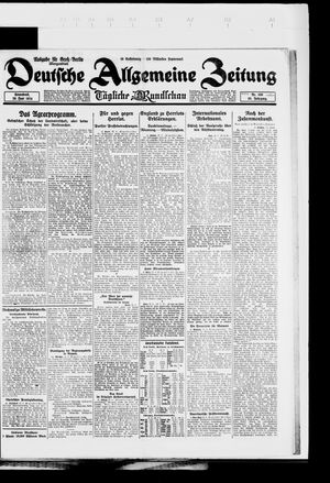 Deutsche allgemeine Zeitung vom 28.06.1924