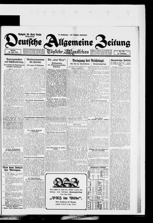 Deutsche allgemeine Zeitung vom 29.06.1924