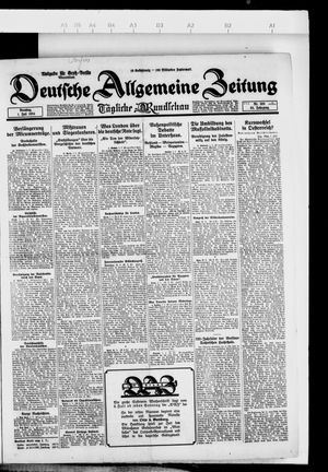 Deutsche allgemeine Zeitung vom 01.07.1924