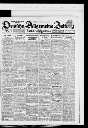 Deutsche allgemeine Zeitung on Jul 7, 1924