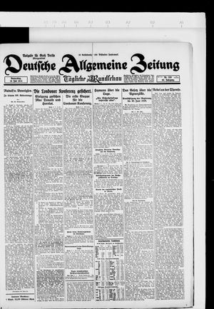 Deutsche allgemeine Zeitung vom 10.07.1924