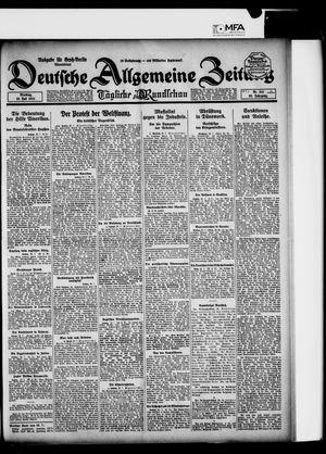 Deutsche allgemeine Zeitung vom 22.07.1924