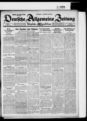 Deutsche allgemeine Zeitung vom 25.07.1924