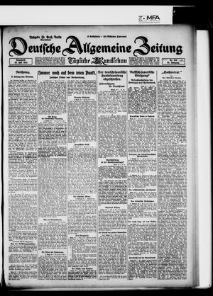 Deutsche allgemeine Zeitung vom 26.07.1924