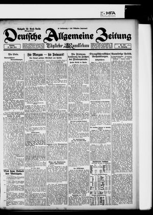 Deutsche allgemeine Zeitung vom 27.07.1924