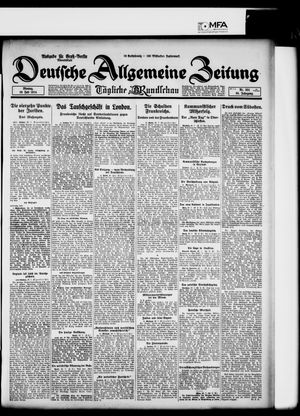 Deutsche allgemeine Zeitung vom 28.07.1924