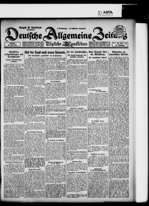 Deutsche allgemeine Zeitung vom 29.07.1924