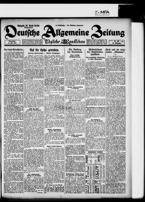 Deutsche allgemeine Zeitung vom 31.07.1924