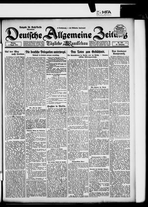 Deutsche allgemeine Zeitung vom 04.08.1924