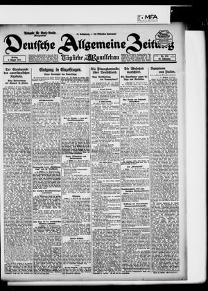 Deutsche allgemeine Zeitung vom 08.08.1924