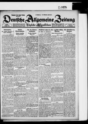 Deutsche allgemeine Zeitung vom 08.08.1924