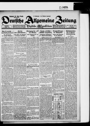 Deutsche allgemeine Zeitung on Aug 9, 1924