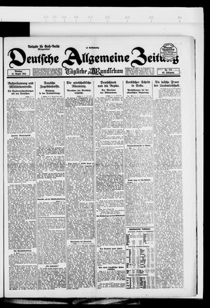 Deutsche allgemeine Zeitung on Aug 12, 1924