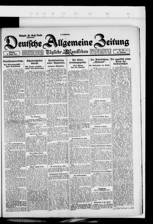 Deutsche allgemeine Zeitung vom 13.08.1924