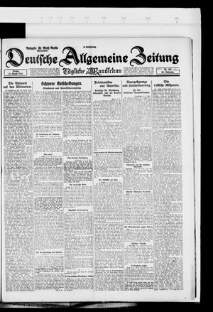 Deutsche allgemeine Zeitung vom 15.08.1924