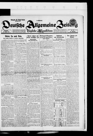 Deutsche allgemeine Zeitung vom 16.08.1924