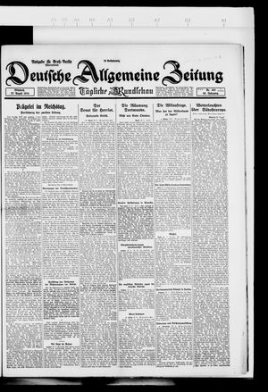 Deutsche allgemeine Zeitung vom 27.08.1924