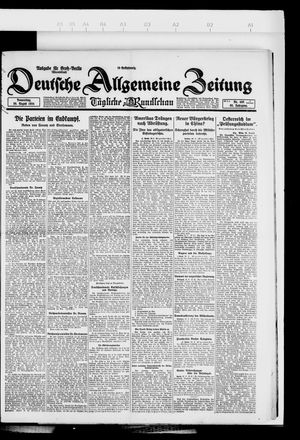 Deutsche allgemeine Zeitung on Aug 28, 1924