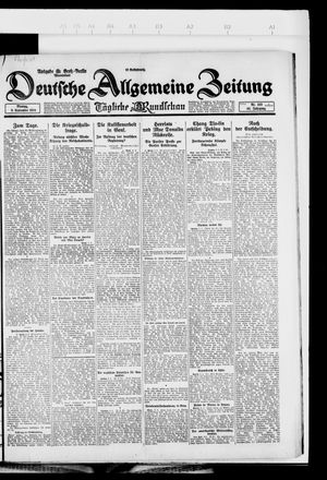 Deutsche allgemeine Zeitung vom 08.09.1924