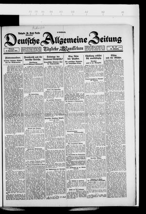 Deutsche allgemeine Zeitung vom 10.09.1924