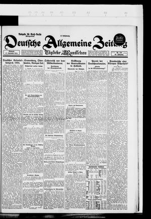 Deutsche allgemeine Zeitung on Sep 17, 1924