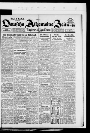 Deutsche allgemeine Zeitung vom 23.09.1924