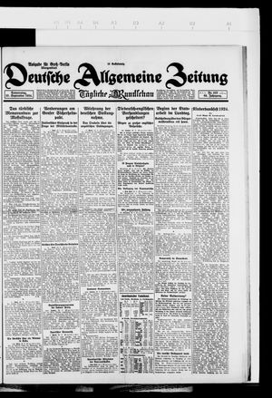 Deutsche allgemeine Zeitung vom 25.09.1924