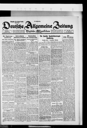 Deutsche allgemeine Zeitung on Oct 3, 1924