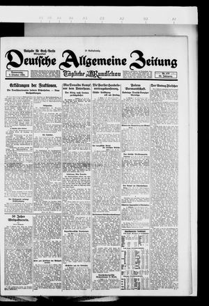 Deutsche allgemeine Zeitung vom 09.10.1924
