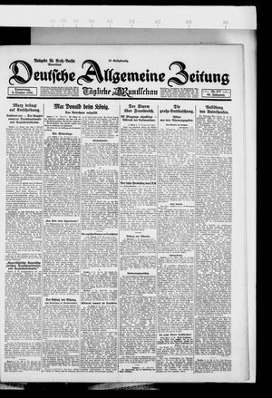 Deutsche allgemeine Zeitung vom 09.10.1924