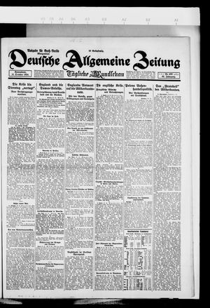 Deutsche allgemeine Zeitung vom 11.10.1924