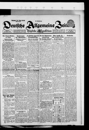 Deutsche allgemeine Zeitung vom 12.10.1924
