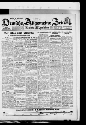 Deutsche allgemeine Zeitung vom 13.10.1924
