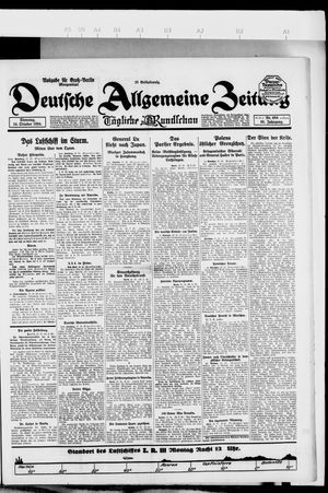 Deutsche allgemeine Zeitung vom 14.10.1924