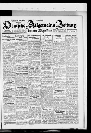 Deutsche allgemeine Zeitung vom 18.10.1924