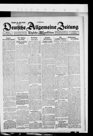 Deutsche allgemeine Zeitung vom 20.10.1924
