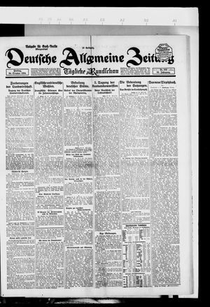 Deutsche allgemeine Zeitung on Oct 24, 1924