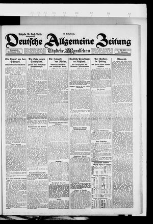 Deutsche allgemeine Zeitung vom 25.10.1924
