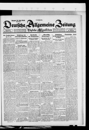 Deutsche allgemeine Zeitung vom 25.10.1924