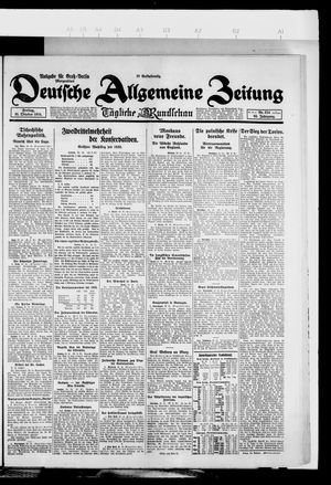 Deutsche allgemeine Zeitung vom 31.10.1924