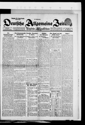 Deutsche allgemeine Zeitung vom 02.11.1924