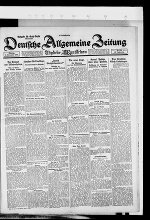 Deutsche allgemeine Zeitung vom 03.11.1924