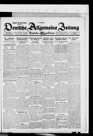 Deutsche allgemeine Zeitung vom 06.11.1924