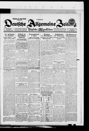 Deutsche allgemeine Zeitung vom 08.11.1924