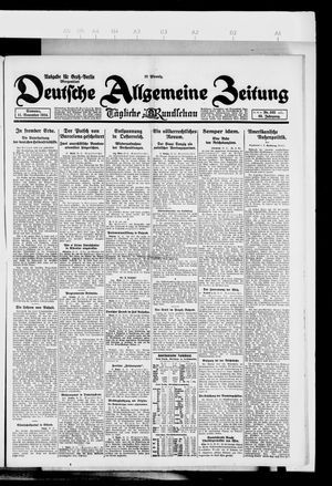 Deutsche allgemeine Zeitung vom 11.11.1924