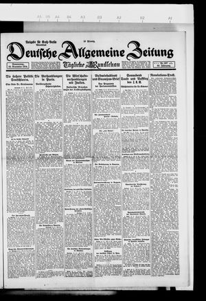 Deutsche allgemeine Zeitung vom 13.11.1924