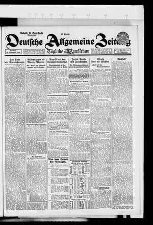 Deutsche allgemeine Zeitung vom 16.11.1924