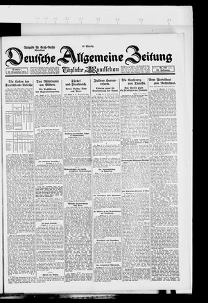 Deutsche allgemeine Zeitung on Nov 18, 1924