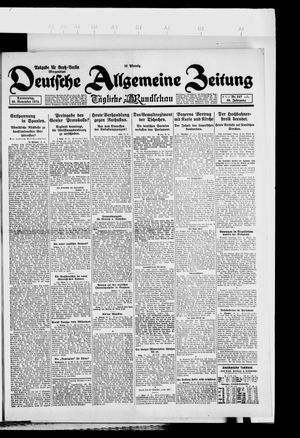 Deutsche allgemeine Zeitung vom 20.11.1924